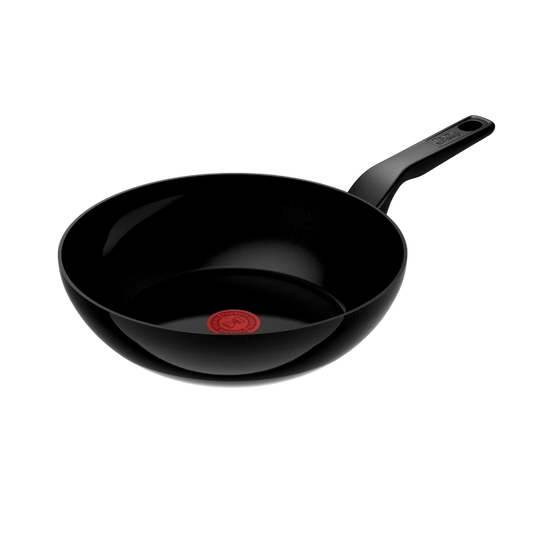 Tefal Renew Black Ceramic Non-stick Wok 28cm