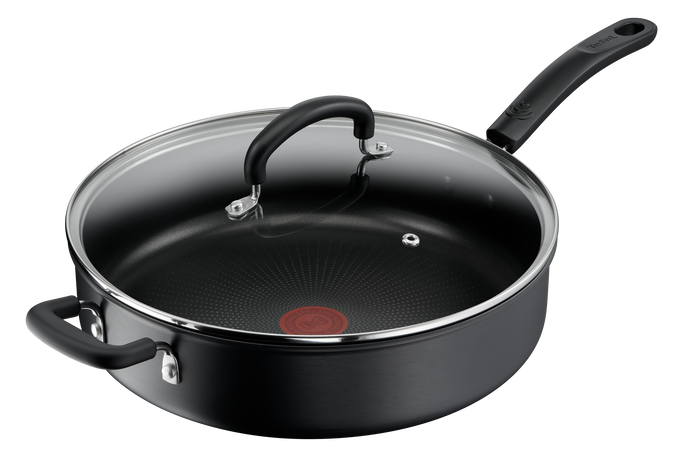 Tefal Specialty Hard Anodised Non-Stick Sautepan 30cm + Lid