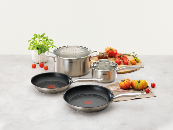 Tefal Virtuoso Stainless Steel Induction Non-Stick Frypan 24cm