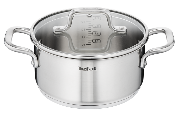 Tefal Virtuoso Stainless Steel Induction Stewpot 24cm/4.7L + Lid