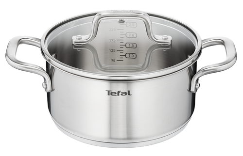 Tefal Virtuoso Stainless Steel Induction Stewpot 24cm/4.7L + Lid