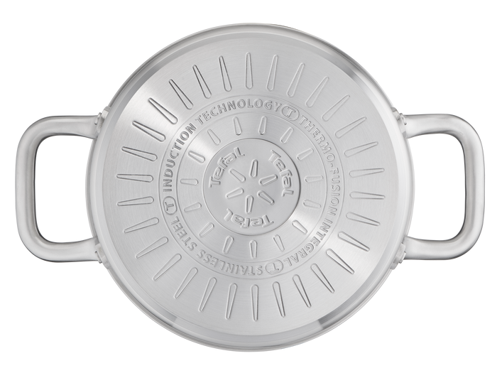 Tefal Virtuoso Stainless Steel Induction Stewpot 24cm/4.7L + Lid