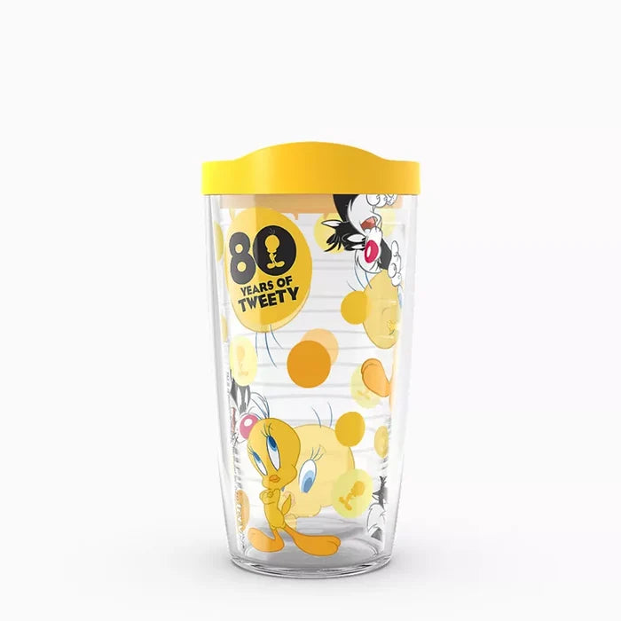 Tervis Warner Brothers - Tweety 80th Anniversary 16oz Tumbler with Wrap and Lid