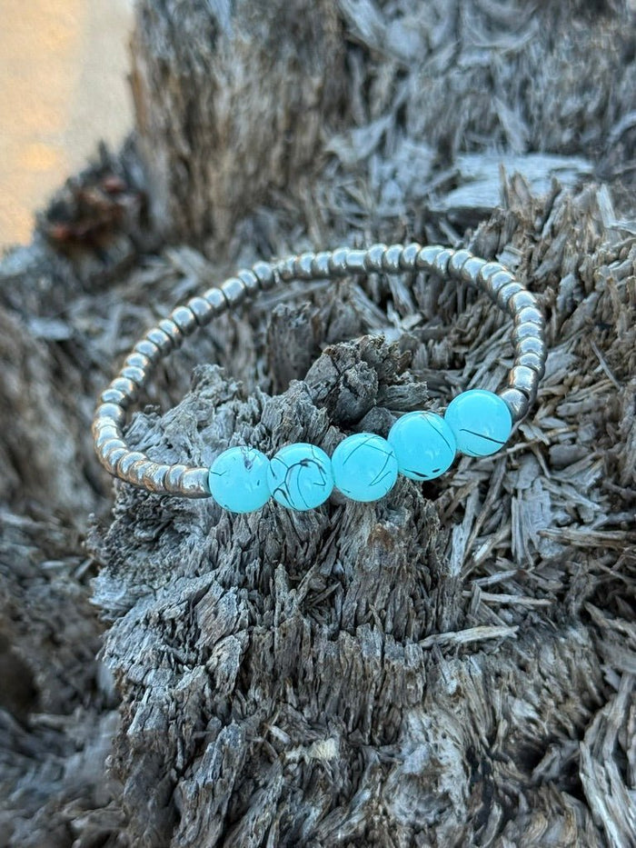 The Odessa Turquoise Stretch Bracelet