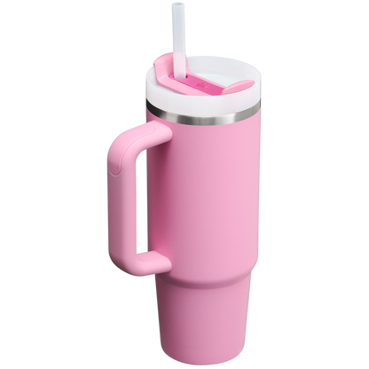 Stanley Quencher H2.O FlowState Tumbler Cup 30 OZ In Peony Pink