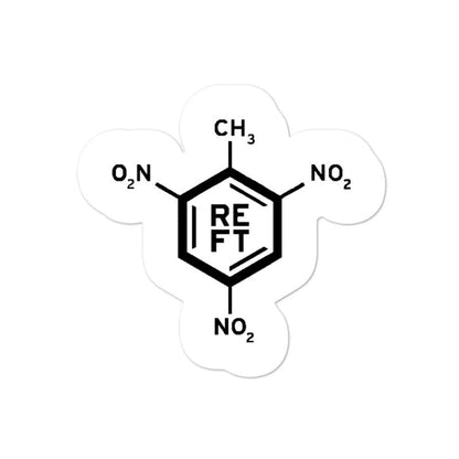 TNT Molecule Carbon Fiber Decal