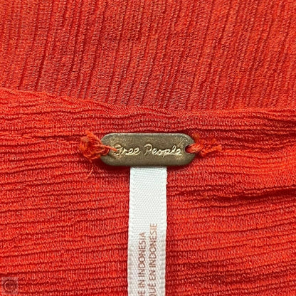 Top Long Sleeve By Free People In Red, Size: Xs