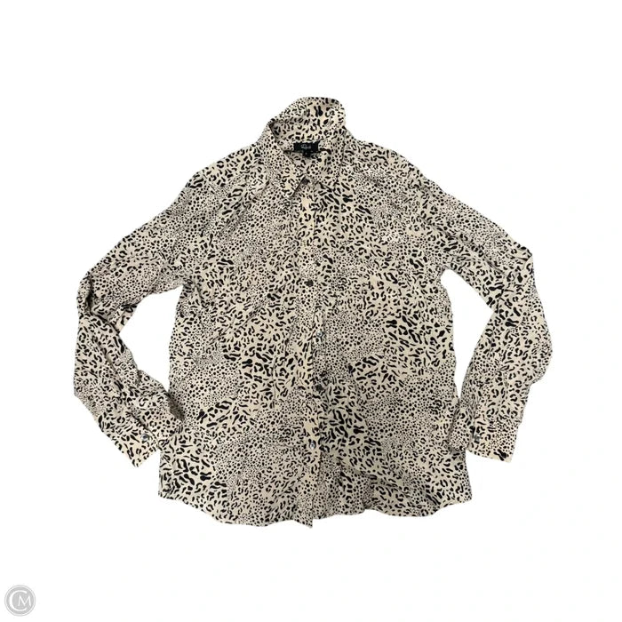 Top Long Sleeve By Rails In Leopard Print, Size: S