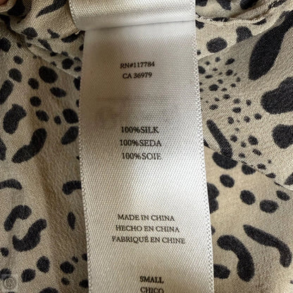 Top Long Sleeve By Rails In Leopard Print, Size: S