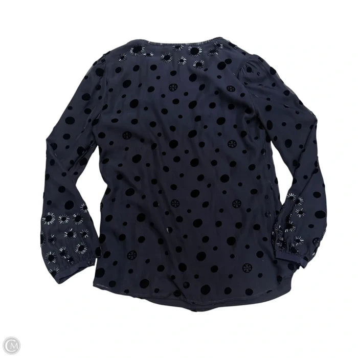 Top Long Sleeve Designer By Tory Burch In Navy, Size: 6