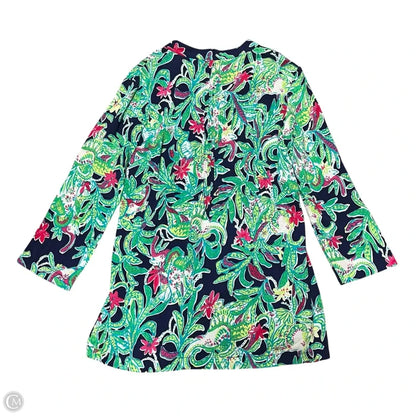 Top Long Sleeve Designer By Lilly Pulitzer In Tropical Print, Size: S