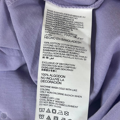 Top Short Sleeve Basic By In Purple, Size: 2x