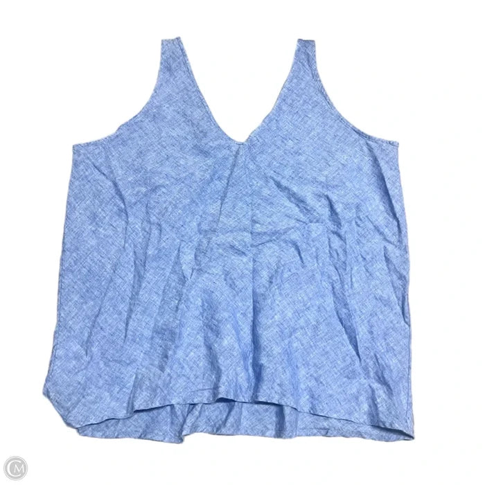 Top Sleeveless Designer By Lilly Pulitzer In Blue, Size: Xl