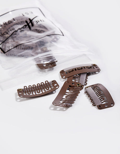 toupe clip with packaging