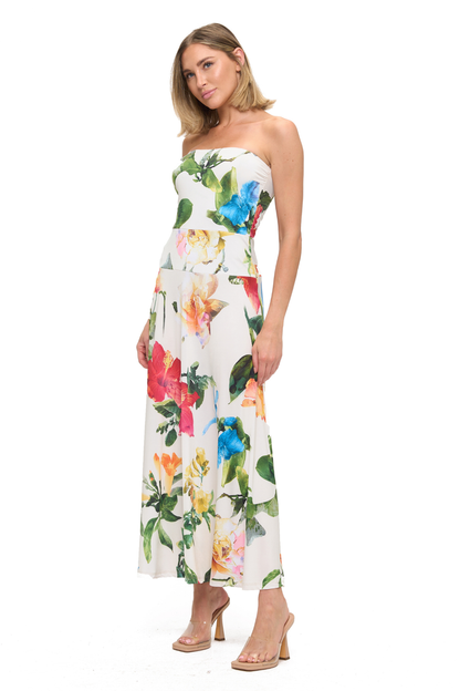 Tube Flare Maxi Dress