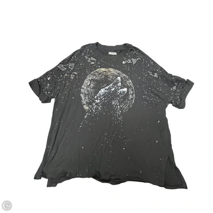 Tunic Short Sleeve By We The Free In Grey & White, Size: Xl