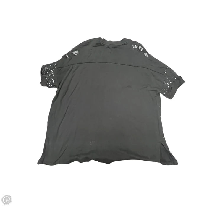 Tunic Short Sleeve By We The Free In Grey & White, Size: Xl