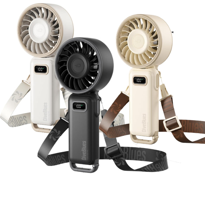 Turbo Wind Handheld Fan - Blow Dryer Level Power Fanzy