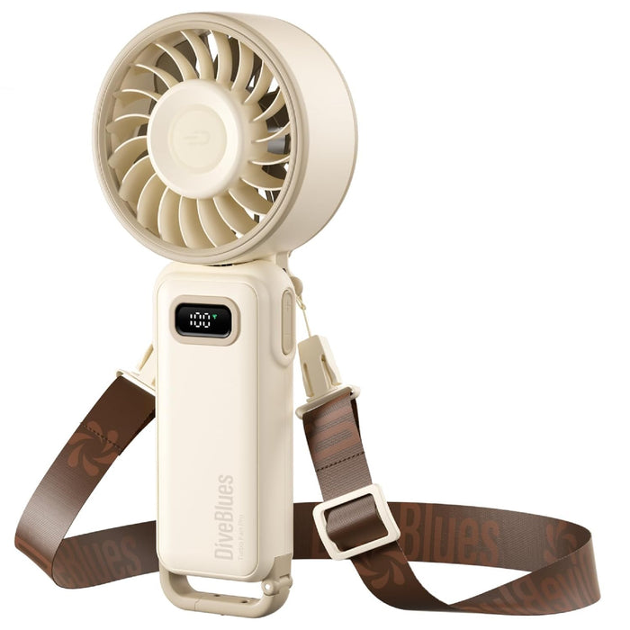 Turbo Wind Handheld Fan - Blow Dryer Level Power Fanzy