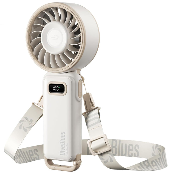 Turbo Wind Handheld Fan - Blow Dryer Level Power Fanzy
