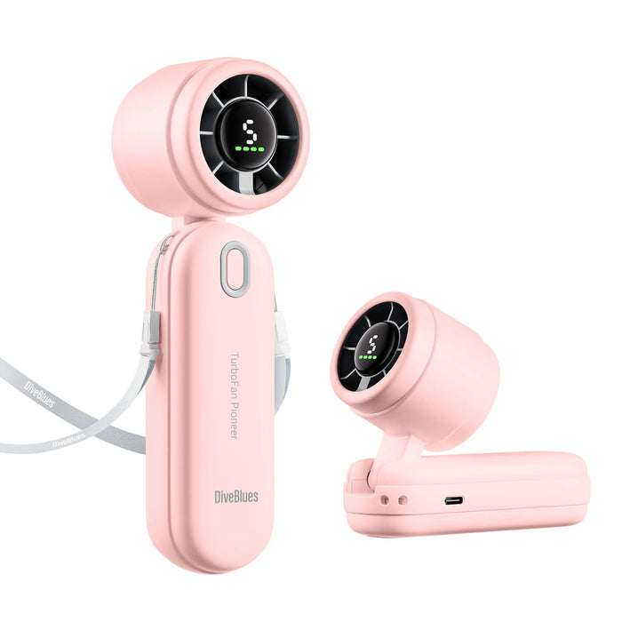 Turbo Wind Handheld Fan - Blow Dryer Power Most compact