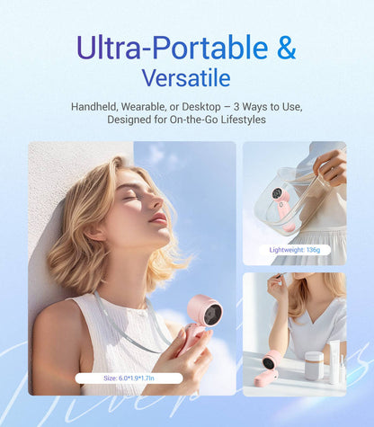 Turbo Wind Handheld Fan - Blow Dryer Power Most compact