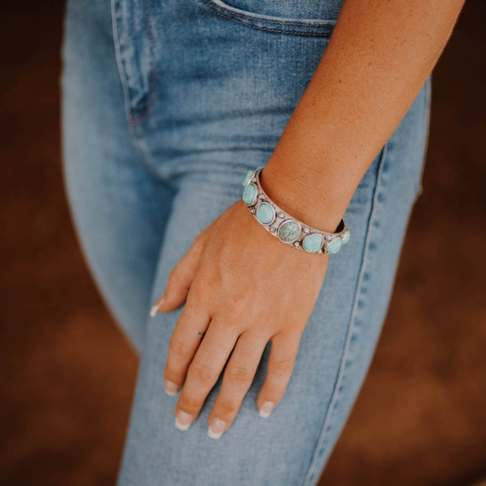 Turquoise Stone CuffTurquoiseOS