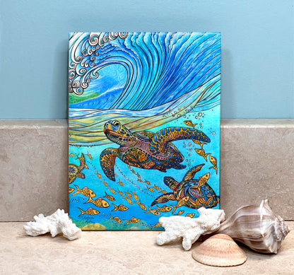 Under the Wave Ceramic Tile