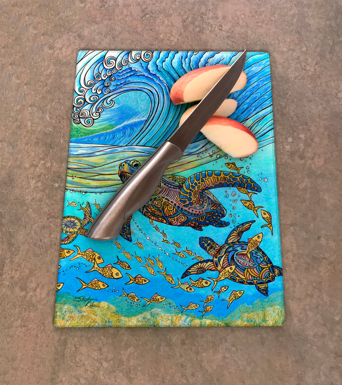 Under the Wave Cutting Board