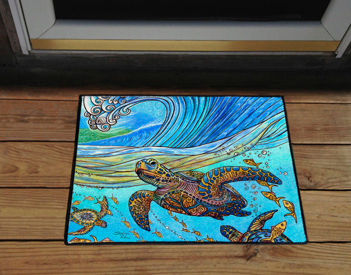 Under the Wave Door Mat