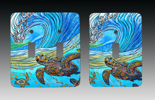 Under the Wave Light Switch Cover