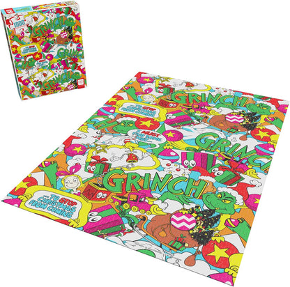 USAopoly Grinch “Poppin” 1,000 Piece Jigsaw Puzzle - Kryptonite Character Store