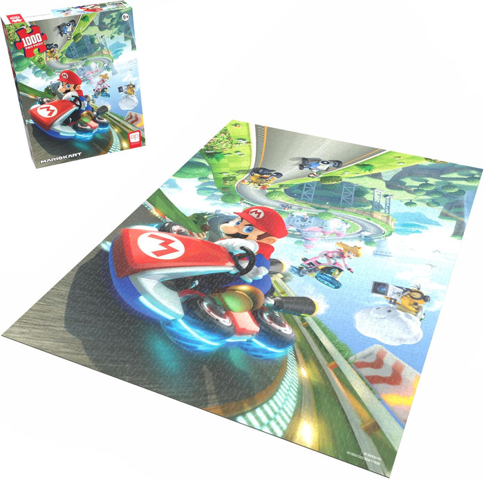 USAopoly Mario Kart “Anti-Gravity” 1,000 Piece Jigsaw Puzzle - Kryptonite Character Store