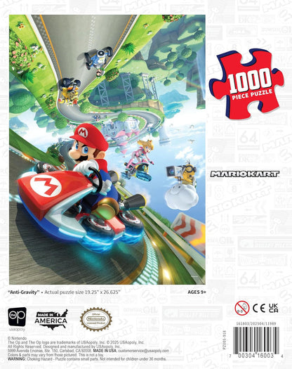 USAopoly Mario Kart “Anti-Gravity” 1,000 Piece Jigsaw Puzzle - Kryptonite Character Store