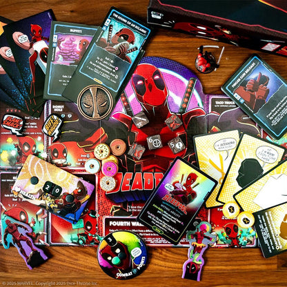 USAopoly Marvel Dice Throne: Deadpool Deluxe Edition - Rolling Battle Game - Kryptonite Character Store