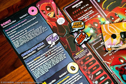 USAopoly Marvel Dice Throne: Deadpool Deluxe Edition - Rolling Battle Game - Kryptonite Character Store