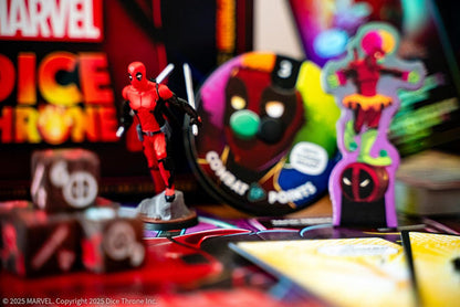 USAopoly Marvel Dice Throne: Deadpool Deluxe Edition - Rolling Battle Game - Kryptonite Character Store