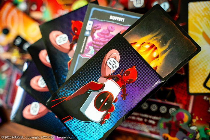 USAopoly Marvel Dice Throne: Deadpool Deluxe Edition - Rolling Battle Game - Kryptonite Character Store