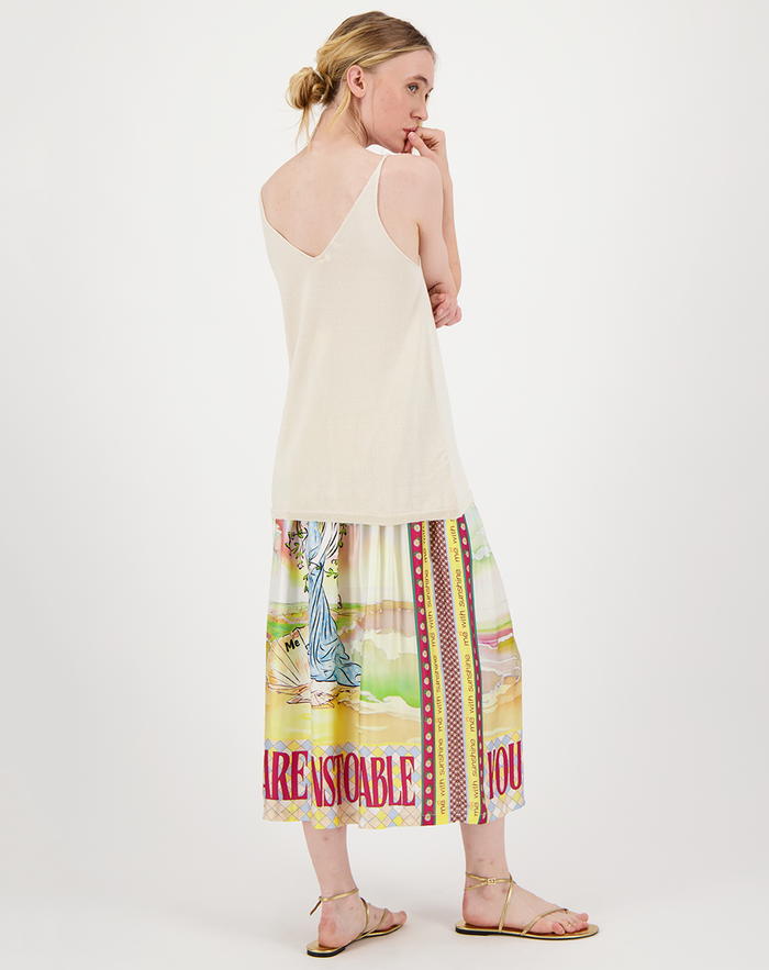 Vanessa Venus Printed Midi Skirt