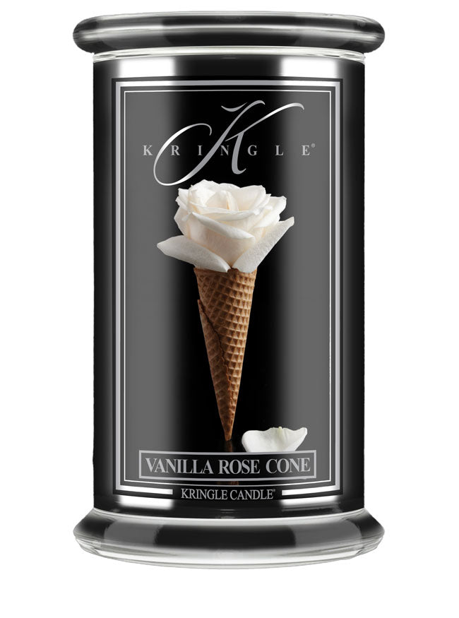 Vanilla Rose Cone Large 2-wick - Kringle Candle Company