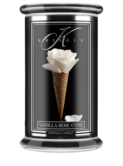 Vanilla Rose Cone Large 2-wick - Kringle Candle Company
