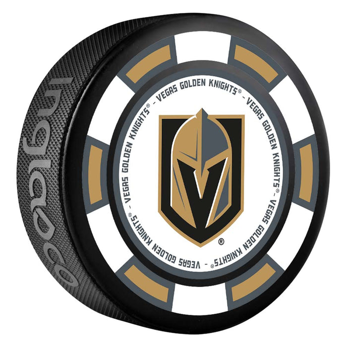 Vegas Golden Knights Primary Logo Poker Chip Puck - Vegas Team Store