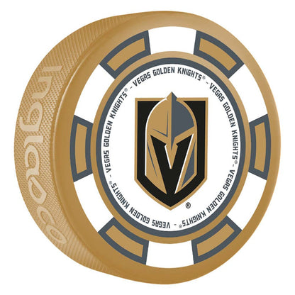 Vegas Golden Knights Primary Logo Poker Chip Puck - Vegas Team Store