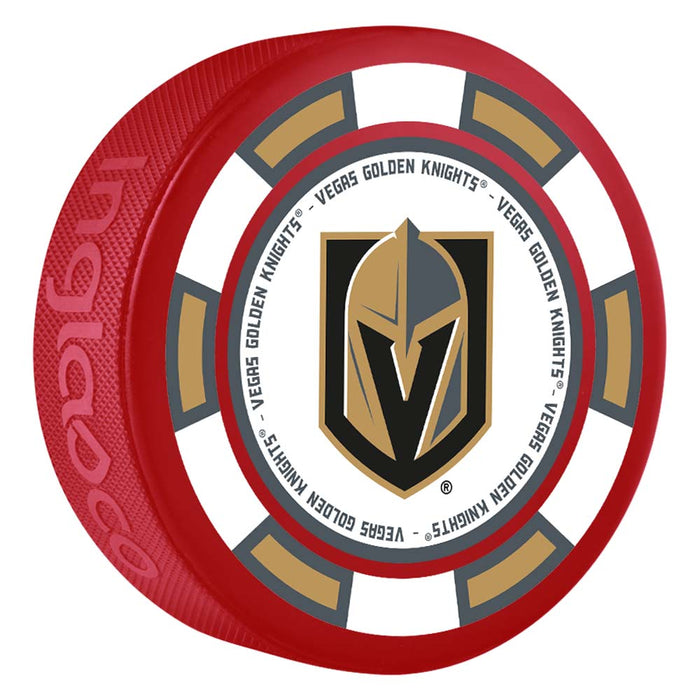 Vegas Golden Knights Primary Logo Poker Chip Puck - Vegas Team Store