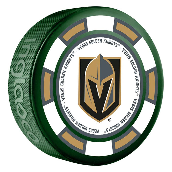 Vegas Golden Knights Primary Logo Poker Chip Puck - Vegas Team Store