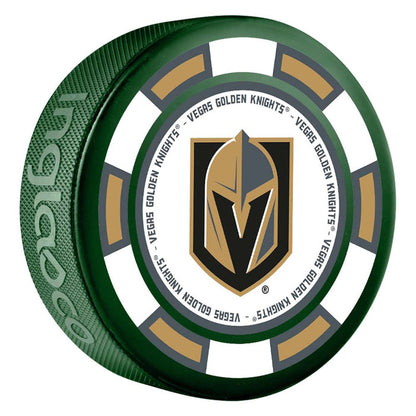 Vegas Golden Knights Primary Logo Poker Chip Puck - Vegas Team Store