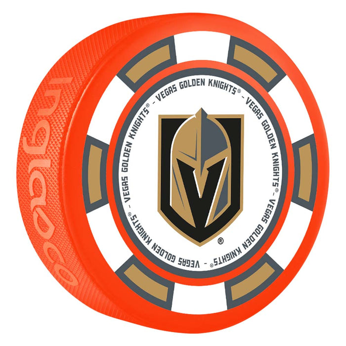 Vegas Golden Knights Primary Logo Poker Chip Puck - Vegas Team Store