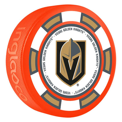 Vegas Golden Knights Primary Logo Poker Chip Puck - Vegas Team Store