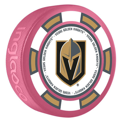 Vegas Golden Knights Primary Logo Poker Chip Puck - Vegas Team Store