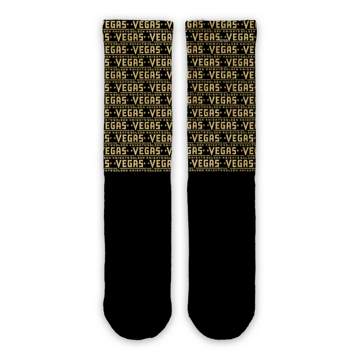 Vegas Golden Knights Wordmark Pattern Lifestyle - Vegas Team Store